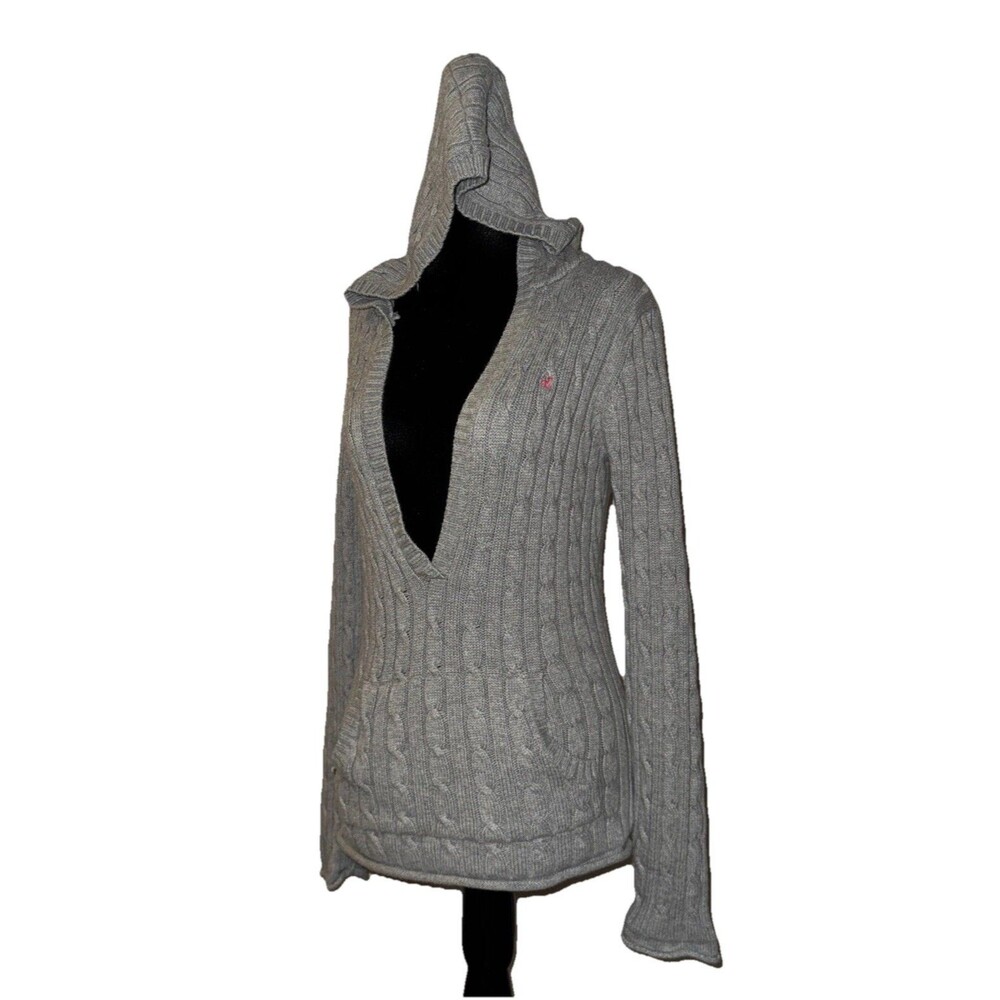 Old Navy Medium Long Sleeve Gray Pullover Hoodie